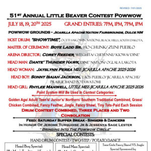 51st Annual  Little Beaver Contest Pow Wow 2025